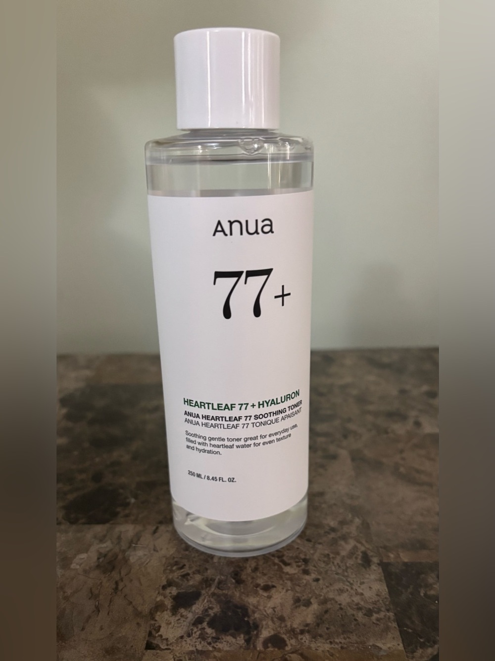 Anua 77+ Heartleaf Hyaluron Soothing Toner 8.45 fl oz Exp 5/27 Skincare Face New